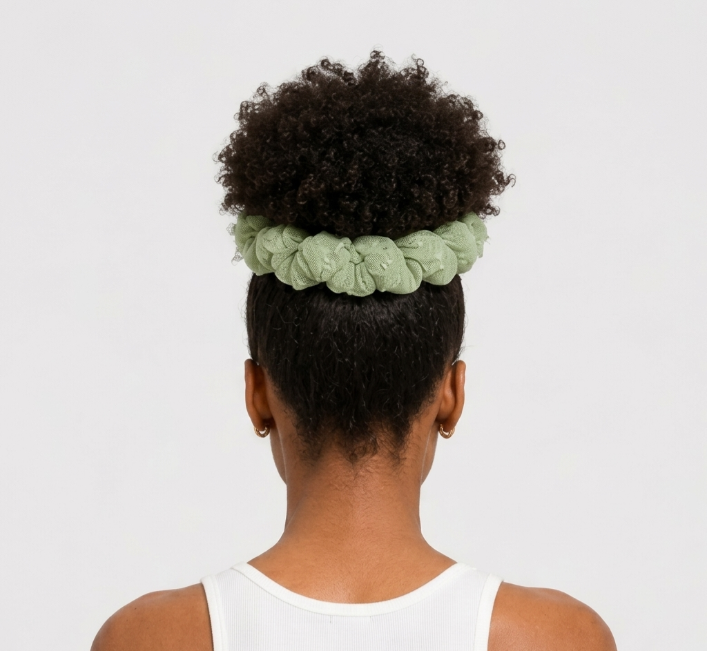 Ayababj Textured Scrunchie