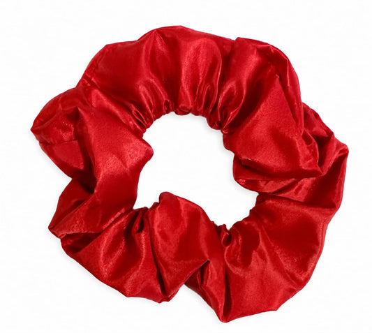 Ayababj Taffeta Scrunchie (Red)